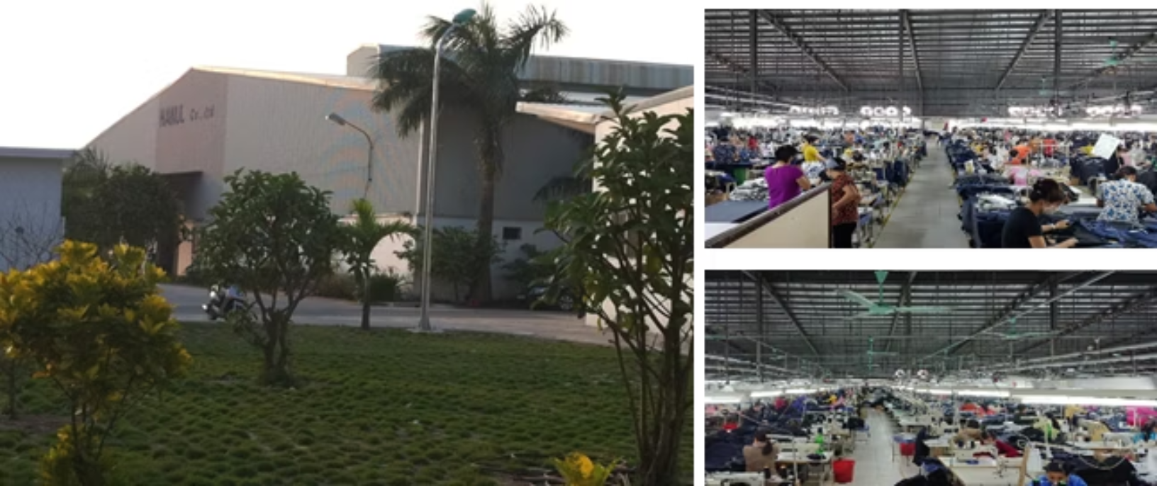 우븐 공장 사진